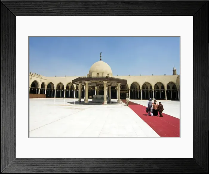 Framed Print : Ibn El As Mosque, Cairo, Egypt, North Africa, Africa
