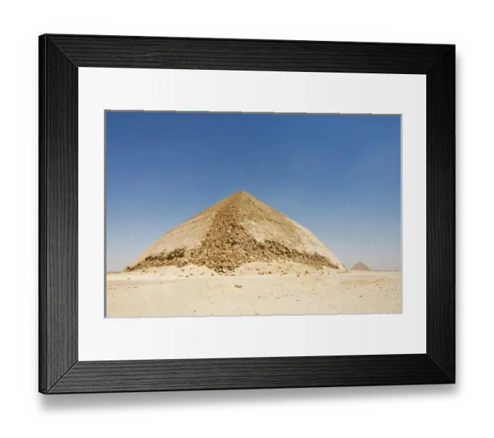Framed Print : The Bent Pyramid at Dashur, Cairo, Egypt, North Africa, Africa