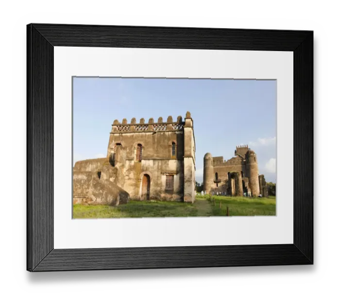 Framed Print : Fasil Ghebbi, a fortress-like royal enclosure, Gonder, Ethiopia Framed Print : Fasil Ghebbi, a fortress-like royal enclosure, Gonder, Ethiopia