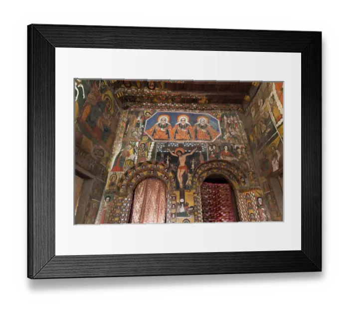 Framed Print : Debre Berhan Selassie church in Gonder, Ethiopia Framed Print : Debre Berhan Selassie church in Gonder, Ethiopia