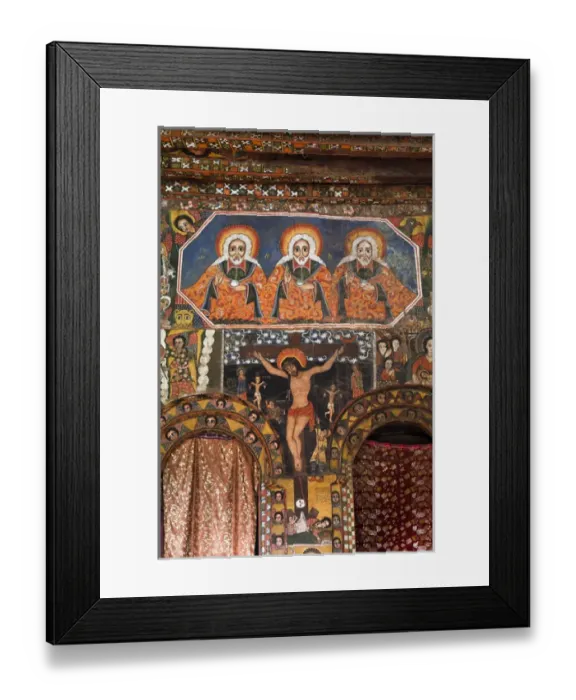 Framed Print : Debre Berhan Selassie church in Gonder, Ethiopia Framed Print : Debre Berhan Selassie church in Gonder, Ethiopia