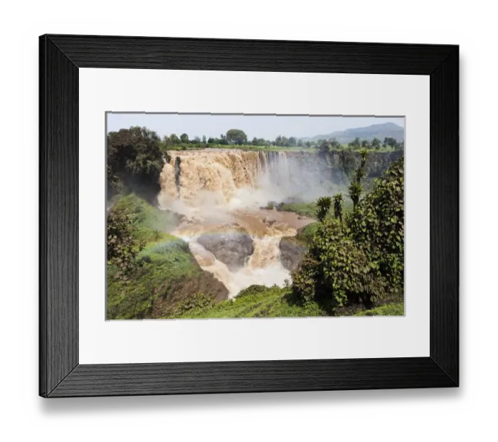 Framed Print : Tis Isat, the waterfall of the Blue Nile in Ethiopia Framed Print : Tis Isat, the waterfall of the Blue Nile in Ethiopia