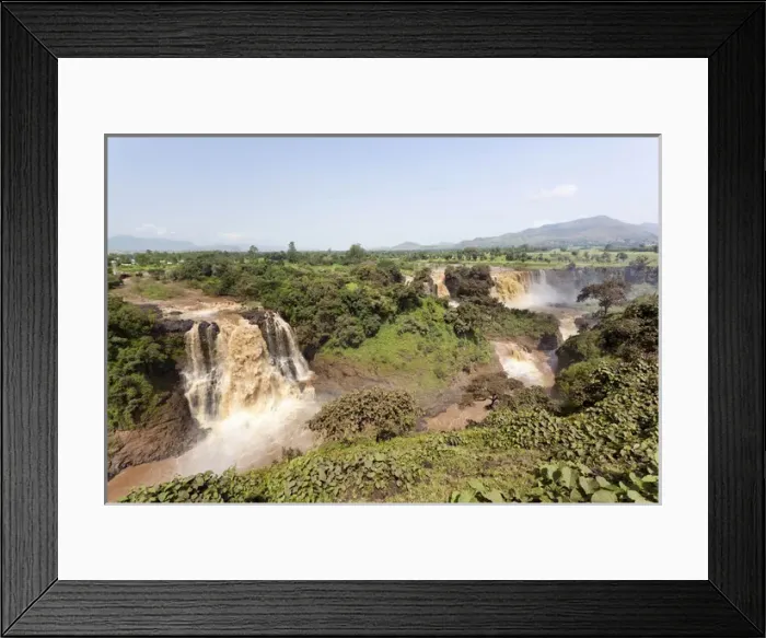 Framed Print : Tis Isat, the waterfall of the Blue Nile in Ethiopia Framed Print : Tis Isat, the waterfall of the Blue Nile in Ethiopia