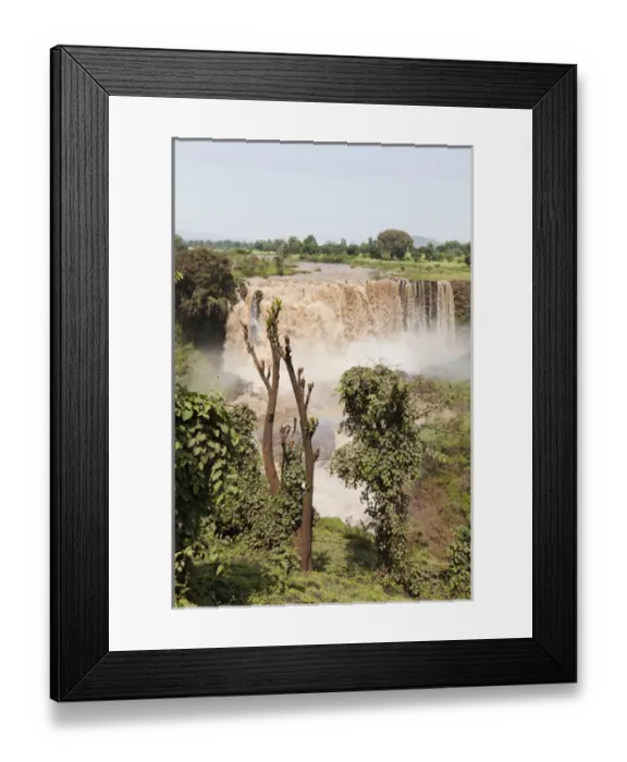 Framed Print : Tis Isat, the waterfall of the Blue Nile in Ethiopia