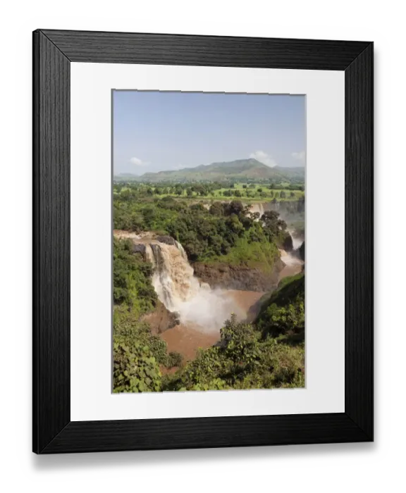 Framed Print : Tis Isat, the waterfall of the Blue Nile in Ethiopia