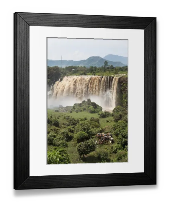 Framed Print : Tis Isat, the waterfall of the Blue Nile in Ethiopia Framed Print : Tis Isat, the waterfall of the Blue Nile in Ethiopia