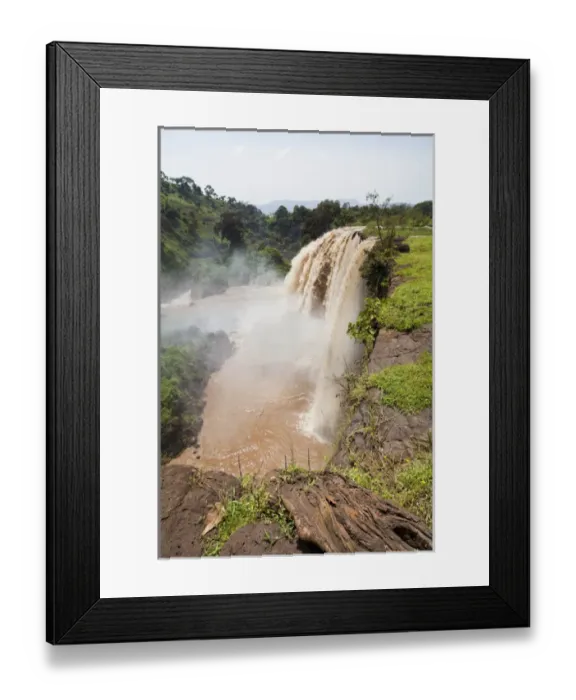 Framed Print : Tis Isat, the waterfall of the Blue Nile in Ethiopia
