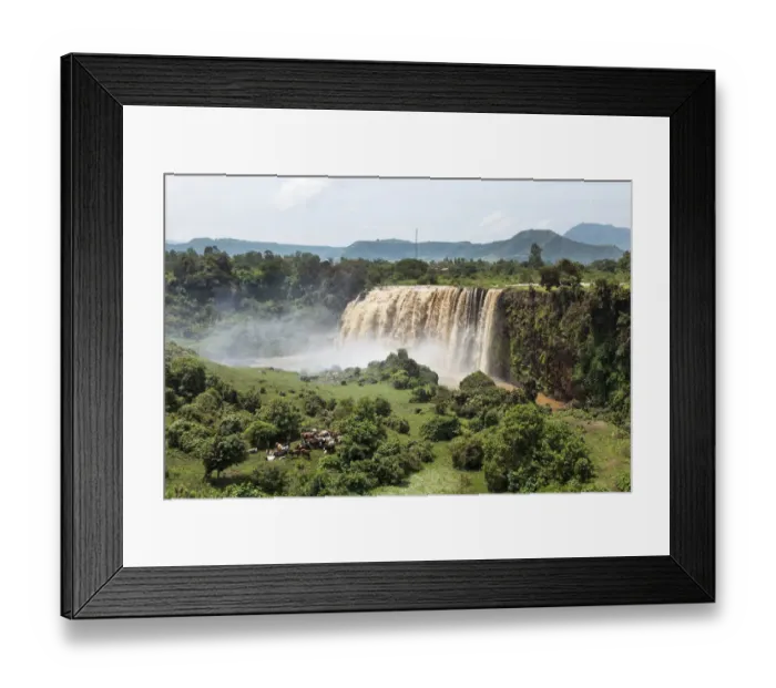 Framed Print : Tis Isat, the waterfall of the Blue Nile in Ethiopia Framed Print : Tis Isat, the waterfall of the Blue Nile in Ethiopia