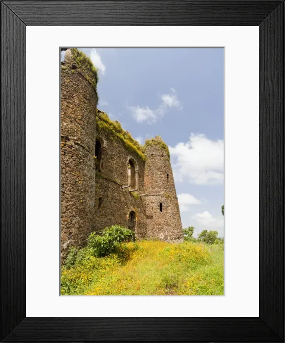 Framed Print : Guzara Castle between Gonder and Lake Tana, Ethiopia Framed Print : Guzara Castle between Gonder and Lake Tana, Ethiopia