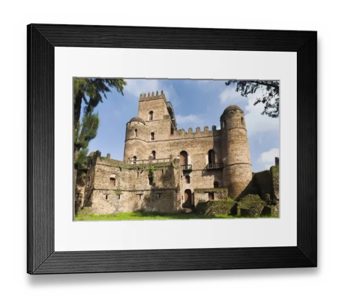 Framed Print : Fasil Ghebbi, a fortress-like royal enclosure, Gonder, Ethiopia Framed Print : Fasil Ghebbi, a fortress-like royal enclosure, Gonder, Ethiopia