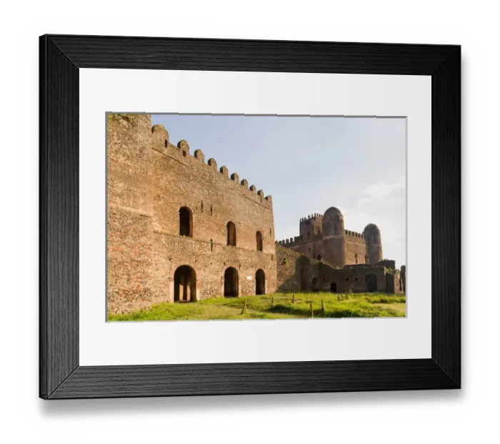 Framed Print : Fasil Ghebbi, a fortress-like royal enclosure, Gonder, Ethiopia Framed Print : Fasil Ghebbi, a fortress-like royal enclosure, Gonder, Ethiopia