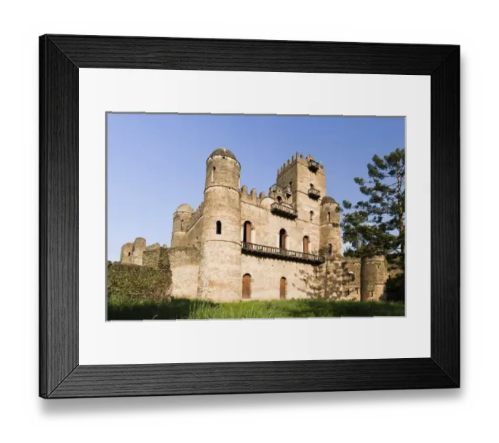 Framed Print : Fasil Ghebbi, a fortress-like royal enclosure, Gonder, Ethiopia Framed Print : Fasil Ghebbi, a fortress-like royal enclosure, Gonder, Ethiopia