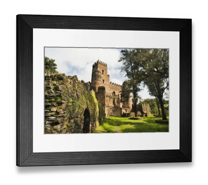 Framed Print : Fasil Ghebbi, a fortress-like royal enclosure, Gonder, Ethiopia Framed Print : Fasil Ghebbi, a fortress-like royal enclosure, Gonder, Ethiopia