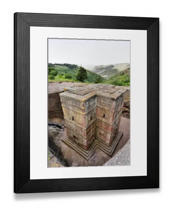 Framed Print : The rock-hewn churches of Lalibela, Ethiopia Framed Print : The rock-hewn churches of Lalibela, Ethiopia