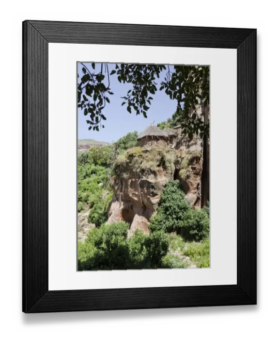 Framed Print : Abbi Johanni rock-hewn church in Tigray, Ethiopia