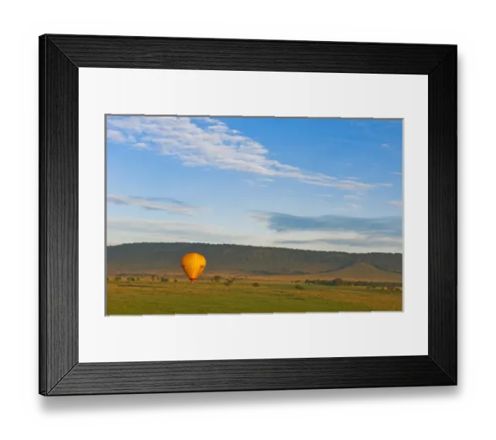 Framed Print : Kenya Masai Mara Africa hot air ballooning over the Masai Mara National Park Framed Print : Kenya Masai Mara Africa hot air ballooning over the Masai Mara National Park