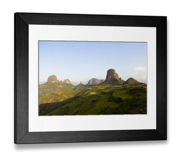 Framed Print : The buttes of Mulit near Semien Mountains, Ethiopia Framed Print : The buttes of Mulit near Semien Mountains, Ethiopia