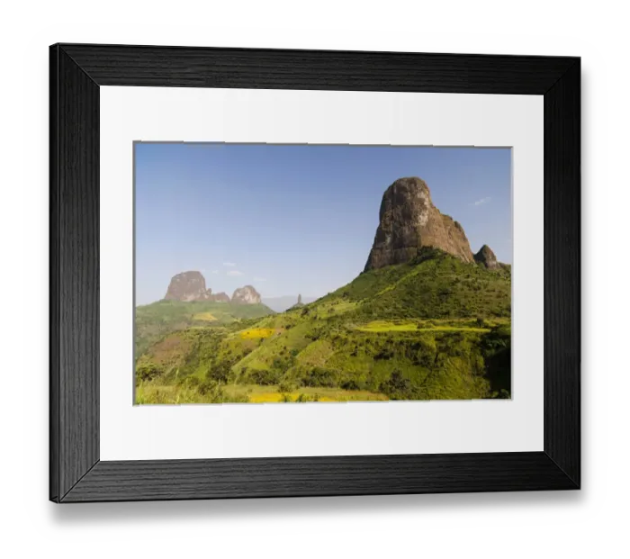 Framed Print : The buttes of Mulit near Semien Mountains, Ethiopia Framed Print : The buttes of Mulit near Semien Mountains, Ethiopia