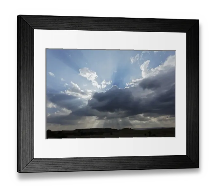 Framed Print : Lightbeams streaming through clouds, Masai Mara, Kenya, Africa Framed Print : Lightbeams streaming through clouds, Masai Mara, Kenya, Africa