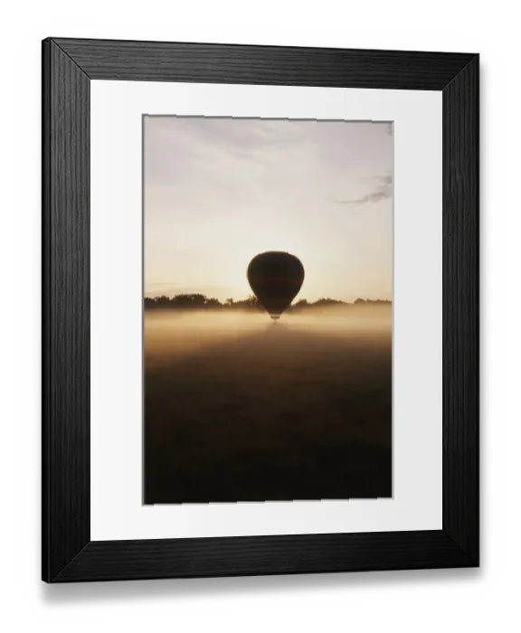 Framed Print : Kenya, Masai Mara National reserve, Balloon ride at morning mist Framed Print : Kenya, Masai Mara National reserve, Balloon ride at morning mist