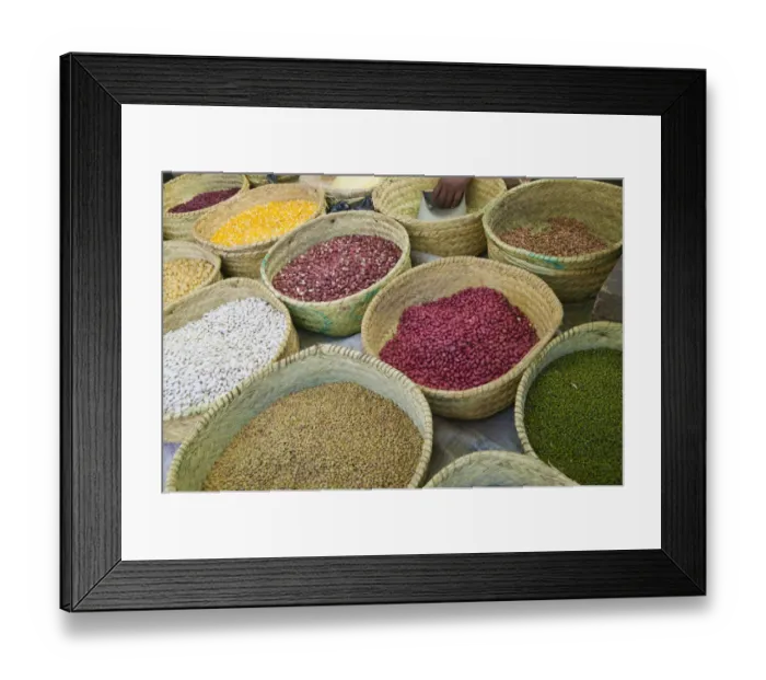 Framed Print : Local market selling spices, Antananarivo, Madagascar Framed Print : Local market selling spices, Antananarivo, Madagascar