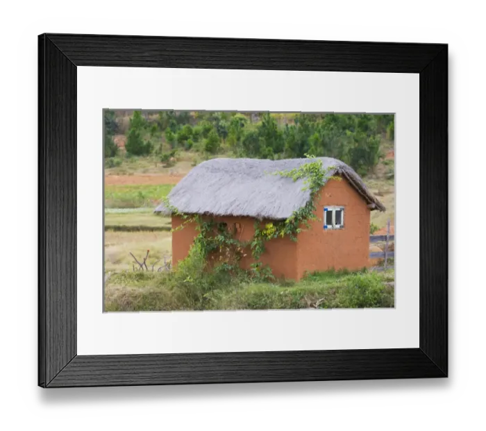 Framed Print : Local village house, Antananarivo, Madagascar Framed Print : Local village house, Antananarivo, Madagascar
