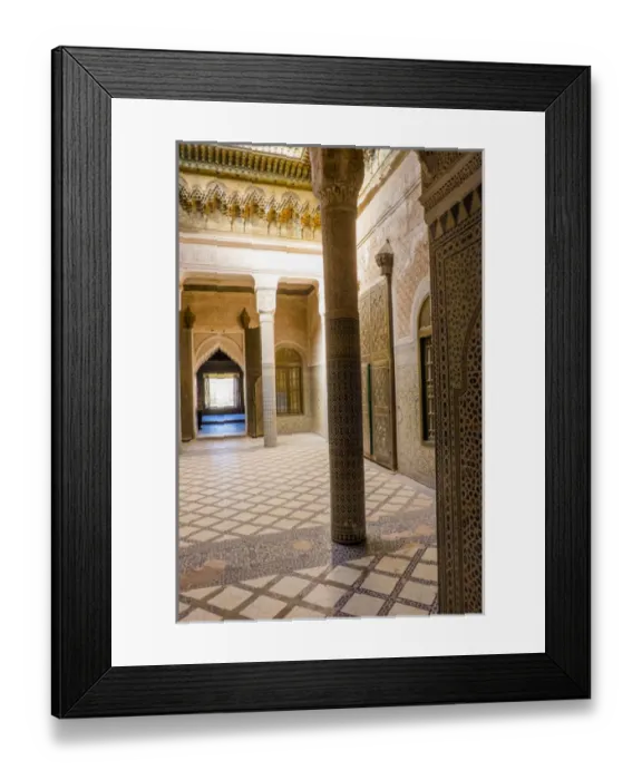 Framed Print : Africa, North Africa, Morocco, Agdz, the Kasbah of Telouet, an enormous fortress belonging