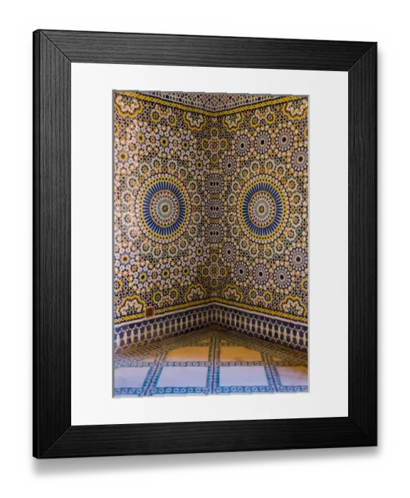 Framed Print : Africa, North Africa, Morocco, Agdz, the Kasbah of Telouet, an enormous fortress belonging