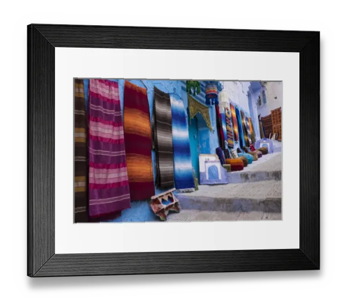 Framed Print : Africa, North Africa, Morocco, Chefchaouen or Chaouen is the chief town of the province Framed Print : Africa, North Africa, Morocco, Chefchaouen or Chaouen is the chief town of the province