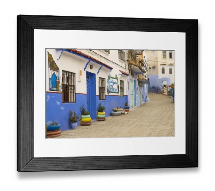 Framed Print : Africa, North Africa, Morocco, Chefchaouen or Chaouen is the chief town of the province Framed Print : Africa, North Africa, Morocco, Chefchaouen or Chaouen is the chief town of the province