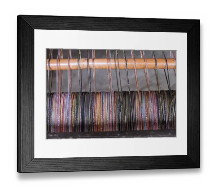 Framed Print : North Africa, Morocco, Fes medina, weaving in the old souk Framed Print : North Africa, Morocco, Fes medina, weaving in the old souk