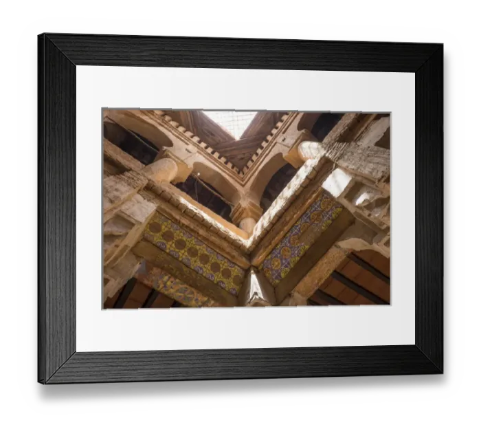 Framed Print : North Africa, Morocco, south of Morocco Tamnougalt Kasbah in the Draa valley