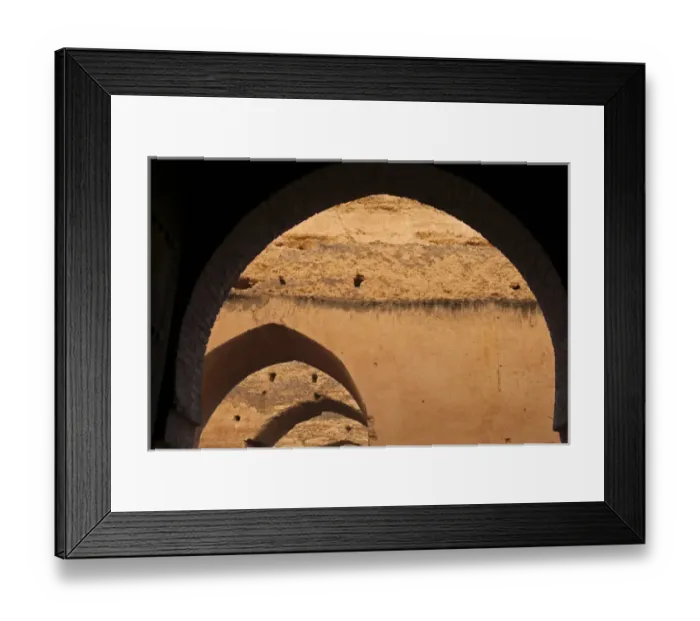 Framed Print : Africa, Morocco, Meknes. Arches of the royal granaries of Moulay Ismal Framed Print : Africa, Morocco, Meknes. Arches of the royal granaries of Moulay Ismal