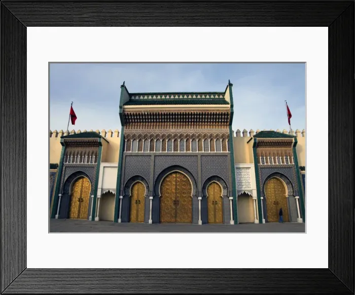 Framed Print : Africa, Morocco, Fes. Royal Palace of Fez (Dar el Makhzen) Framed Print : Africa, Morocco, Fes. Royal Palace of Fez (Dar el Makhzen)