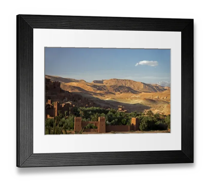 Framed Print : Africa, Morocco, Ouarzazate. View from Ait Ben Haddou, a UNESCO World Heritage Site Framed Print : Africa, Morocco, Ouarzazate. View from Ait Ben Haddou, a UNESCO World Heritage Site