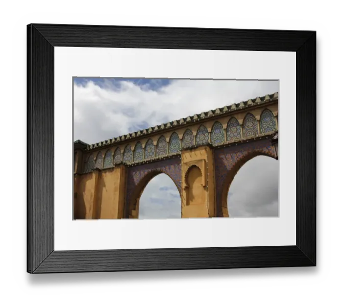 Framed Print : Africa, Morocco, Meknes. Arches of Meknes city wall Framed Print : Africa, Morocco, Meknes. Arches of Meknes city wall