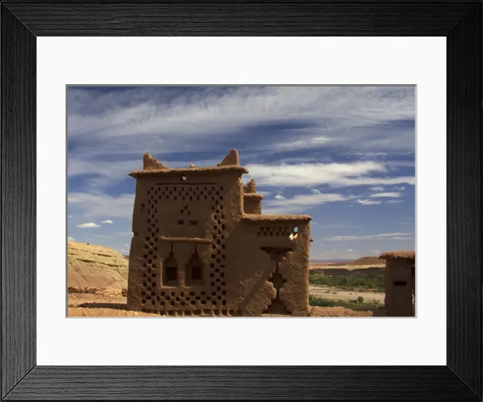 Framed Print : Africa, Morocco, Ourazazate. Ait Ben Haddou architecture Framed Print : Africa, Morocco, Ourazazate. Ait Ben Haddou architecture