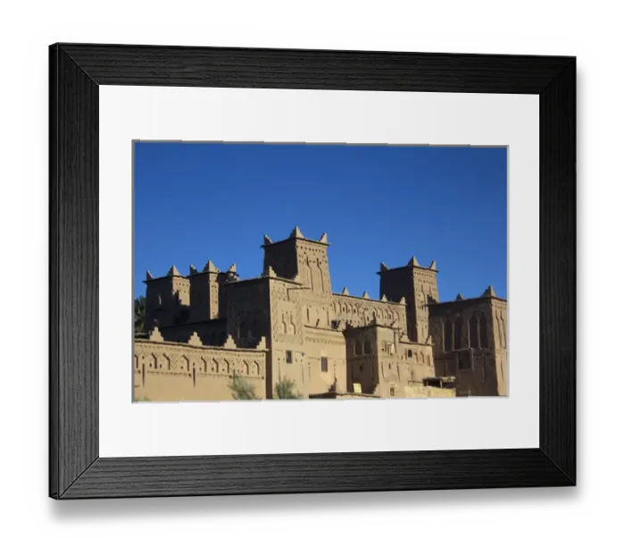Framed Print : Africa, Morocco, Skoura. Kasbah Amridil in Skoura