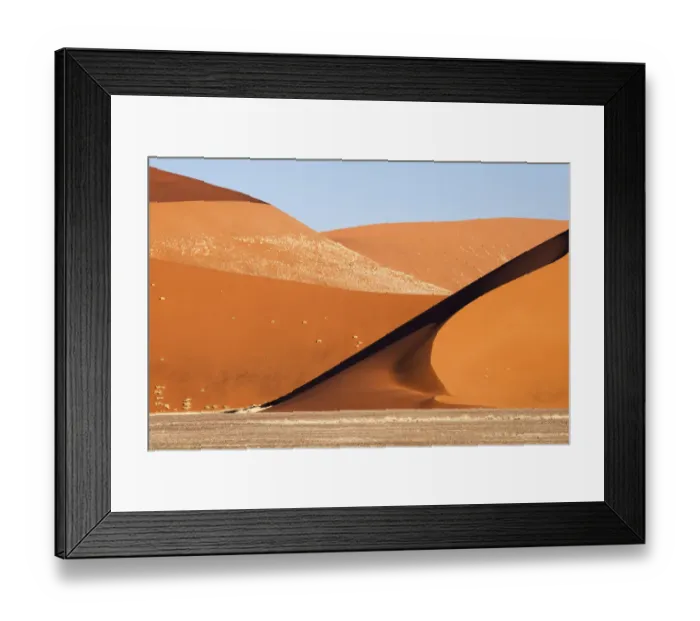 Framed Print : Africa, Namibia, Namib-Naukluft Park, Sossusvlei. Abstract of sand dunes. Credit as Framed Print : Africa, Namibia, Namib-Naukluft Park, Sossusvlei. Abstract of sand dunes. Credit as