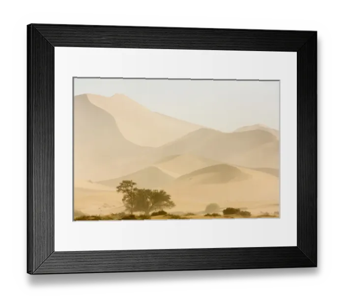 Framed Print : Africa, Namibia, Namib-Naukluft Park. Sandstorm over desert Framed Print : Africa, Namibia, Namib-Naukluft Park. Sandstorm over desert