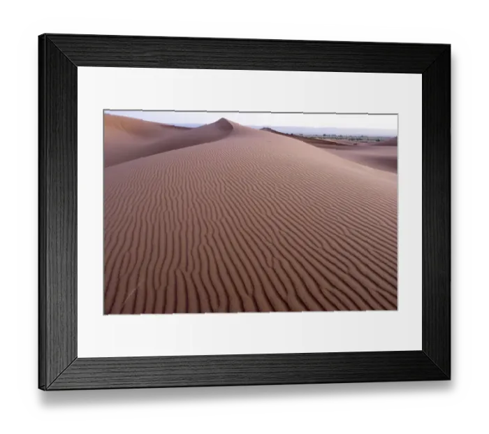 Framed Print : Morocco. Sunrise over Erg Chegaga (or Chigaga) is a Saharan sand dune (approximately Framed Print : Morocco. Sunrise over Erg Chegaga (or Chigaga) is a Saharan sand dune (approximately