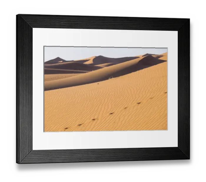 Framed Print : Morocco, Erg Chegaga (or Chigaga) is a Saharan sand dune (approximately 40 km to 15 km wide) Framed Print : Morocco, Erg Chegaga (or Chigaga) is a Saharan sand dune (approximately 40 km to 15 km wide)