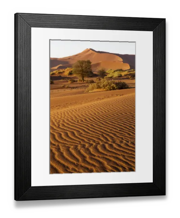 Framed Print : Africa, Namibia, Namib Desert, Namib-Naukluft National Park, Sossusvlei