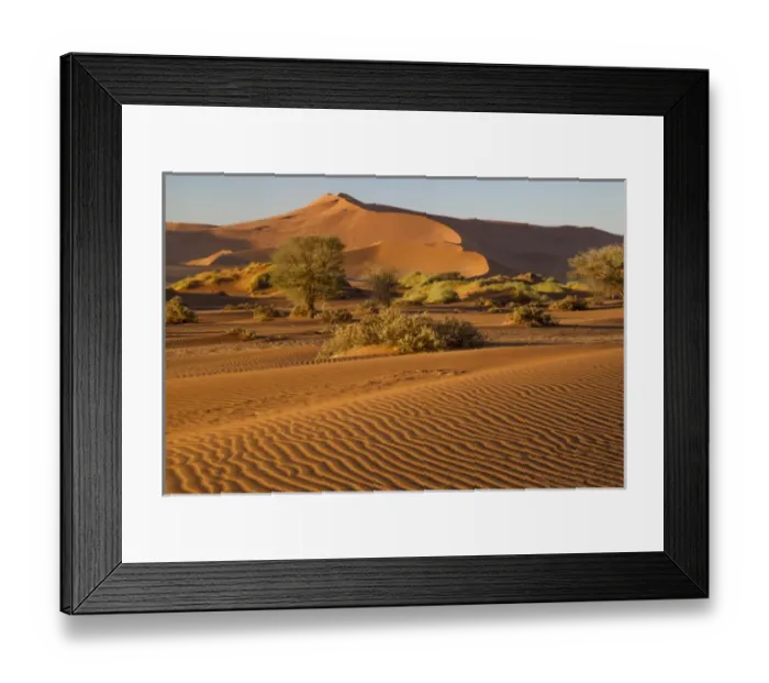 Framed Print : Africa, Namibia, Namib Desert, Namib-Naukluft National Park, Sossusvlei