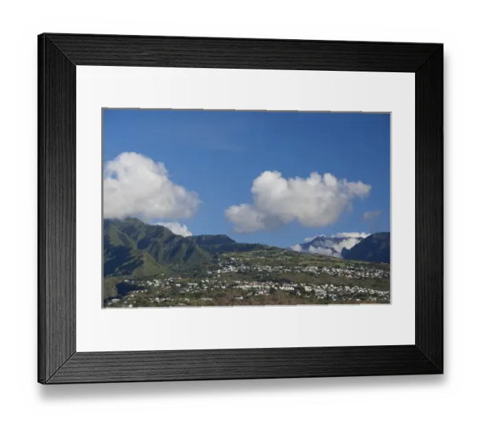 Framed Print : French Overseas territory (aka Francais d Outre Mer), Reunion Island. Port area Framed Print : French Overseas territory (aka Francais d Outre Mer), Reunion Island. Port area