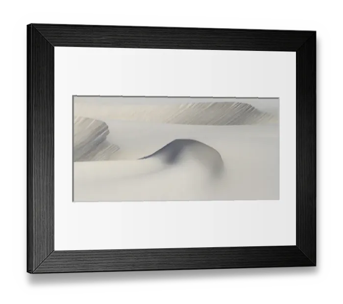Framed Print : Africa, South Africa. Scuplted shapes of white sand dunes Framed Print : Africa, South Africa. Scuplted shapes of white sand dunes