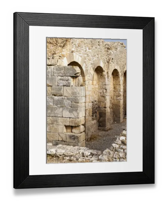 Framed Print : Memmian baths, Roman ruins of Bulla Regia, Tunisia, North Africa
