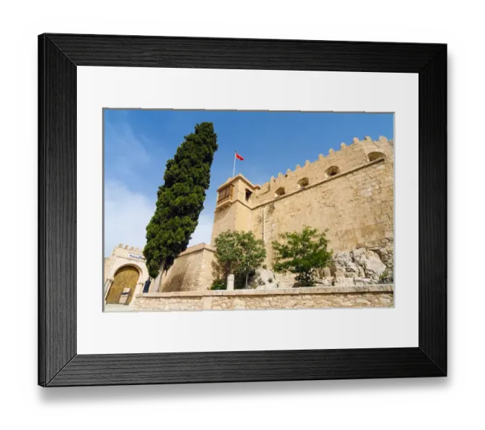Framed Print : Borj, Fort, El Kef or Le Kef, Tunisia, North Africa, Africa