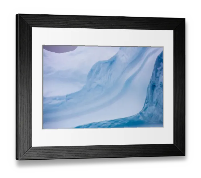 Framed Print : South Georgia Island. Iceberg shapes. Credit as Josh Anon  /  Jaynes Gallery  /  DanitaDelimont
