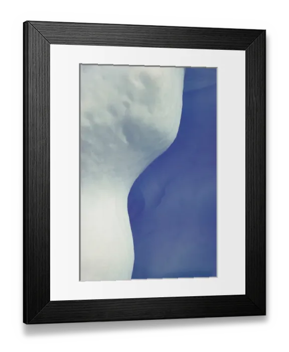 Framed Print : Abstract, Blue, White, Ice Framed Print : Abstract, Blue, White, Ice